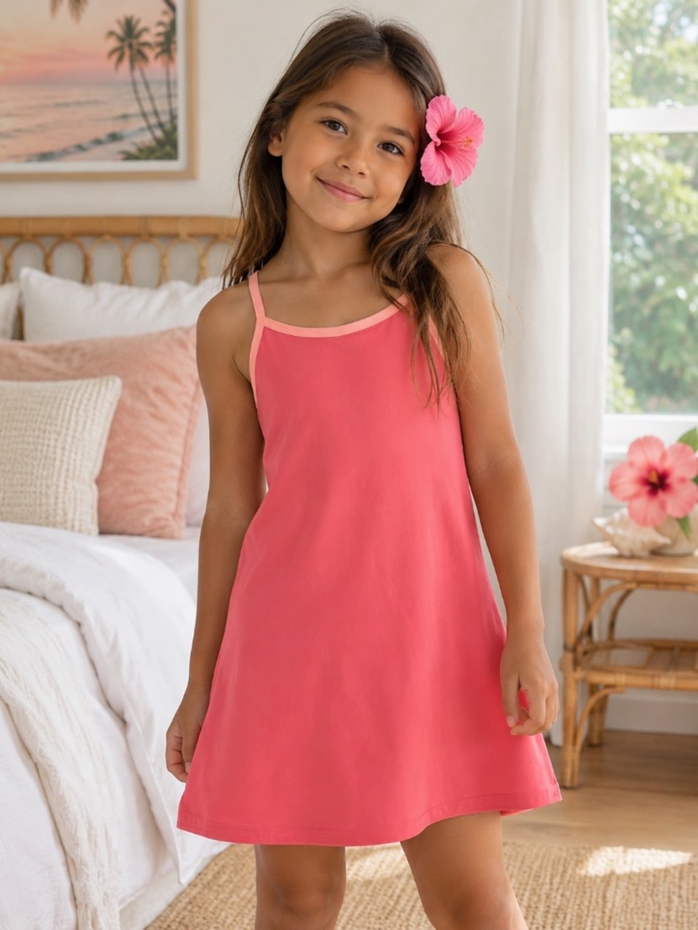 Outdoor Voices Girls Exercise Dress Pink Active Tennis Athletic Size 6/6X